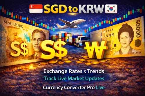 SGD to KRW — live exchange rate and converter